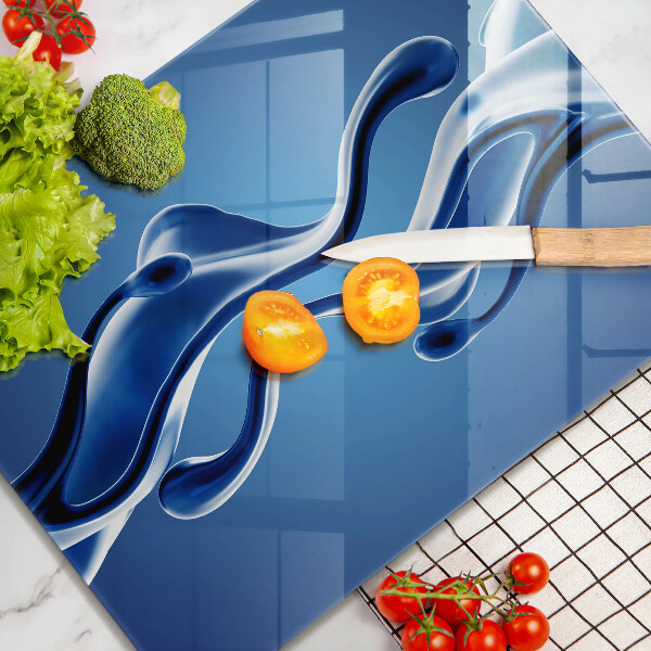 Glas Herdabdeckplatte Flüssige Abstraktion