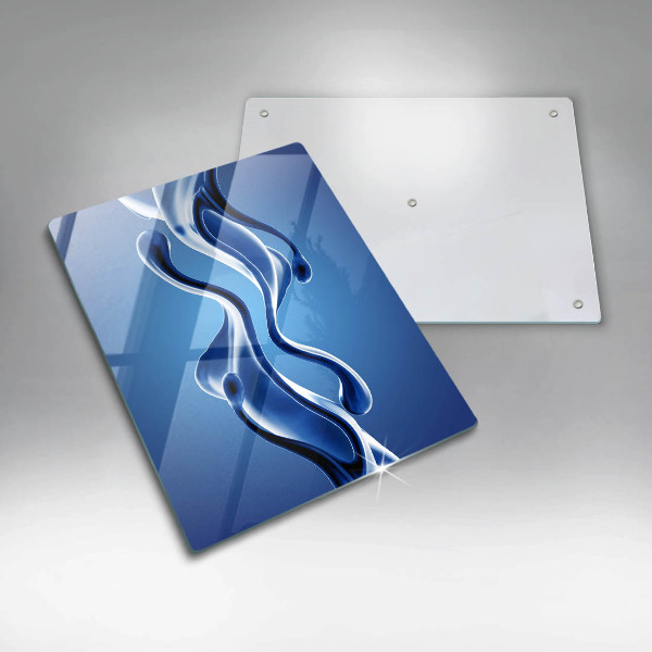 Glas Herdabdeckplatte Flüssige Abstraktion