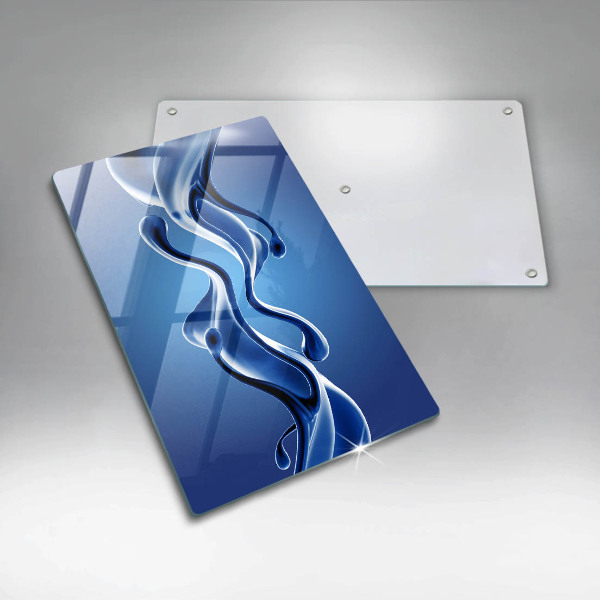 Glas Herdabdeckplatte Flüssige Abstraktion