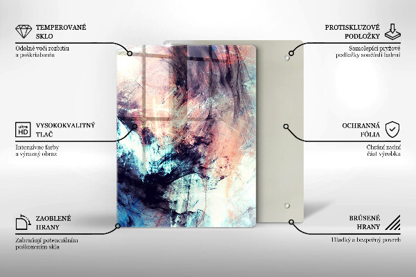 Glas Herdabdeckplatte Dekoratives Steinzeug