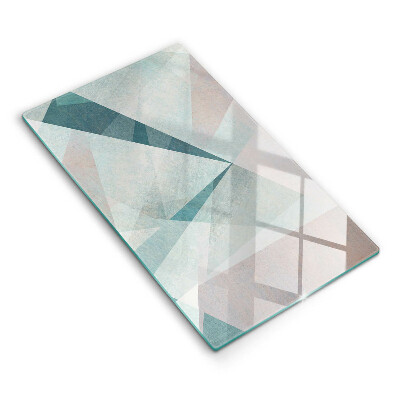 Glas Ceranfeldabdeckung Spritzschutz Scharfe Abstraktion