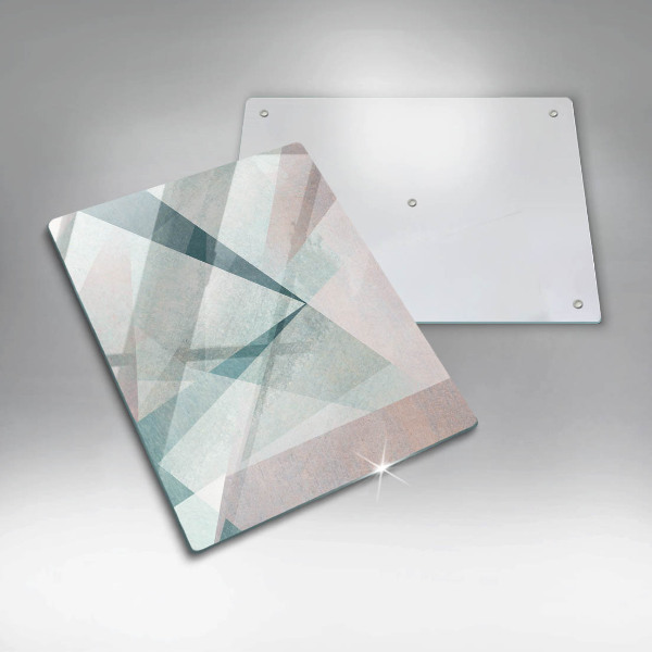 Glas Ceranfeldabdeckung Spritzschutz Scharfe Abstraktion