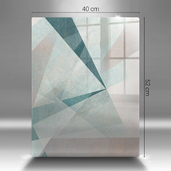 Glas Ceranfeldabdeckung Spritzschutz Scharfe Abstraktion