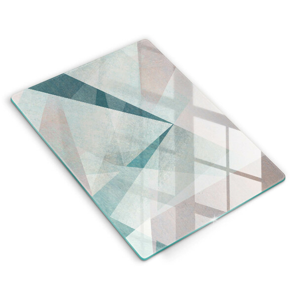 Glas Ceranfeldabdeckung Spritzschutz Scharfe Abstraktion