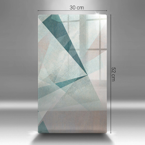 Glas Ceranfeldabdeckung Spritzschutz Scharfe Abstraktion