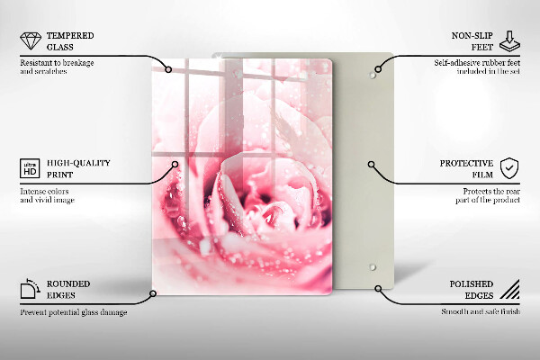 Glas Herdabdeckplatte Dekorative Beizen aus Stein