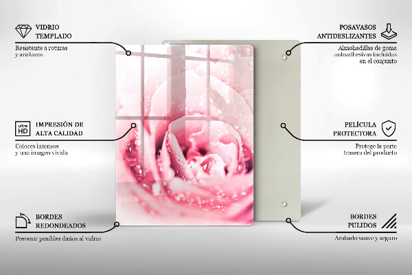 Glas Herdabdeckplatte Dekorative Beizen aus Stein