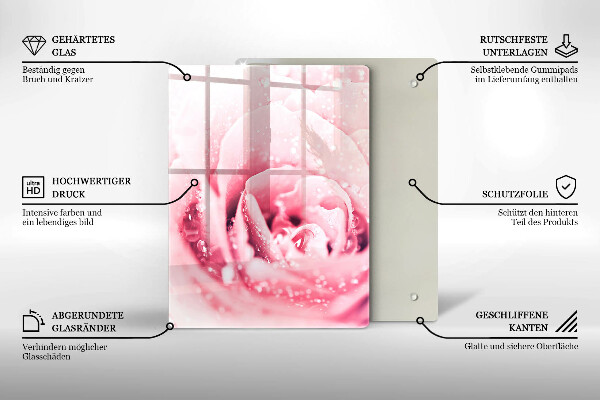 Glas Herdabdeckplatte Dekorative Beizen aus Stein