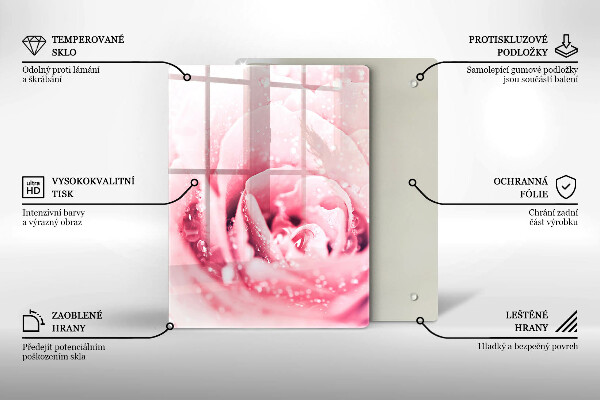 Glas Herdabdeckplatte Dekorative Beizen aus Stein
