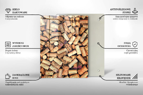 Glas Ceranfeldabdeckung Spritzschutz Löffel mit Gewürzen