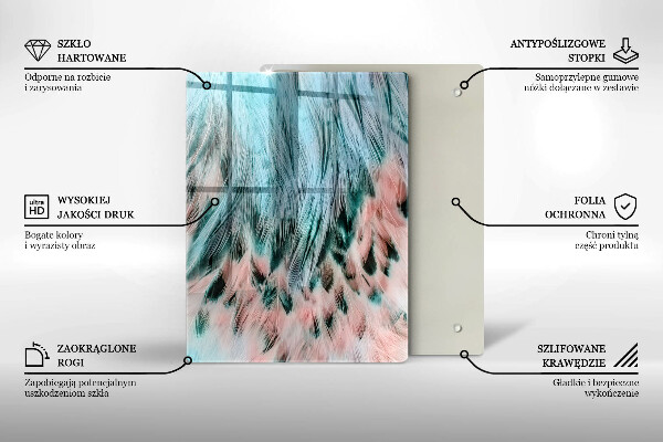Glas Ceranfeldabdeckung Spritzschutz Rauchige Abstraktion