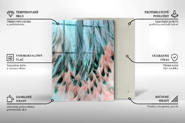 Glas Ceranfeldabdeckung Spritzschutz Rauchige Abstraktion