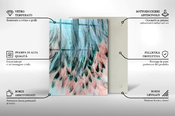 Glas Ceranfeldabdeckung Spritzschutz Rauchige Abstraktion