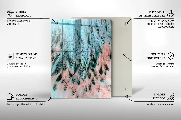 Glas Ceranfeldabdeckung Spritzschutz Rauchige Abstraktion