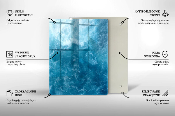 Glas Herdabdeckplatte Abstraktion malen