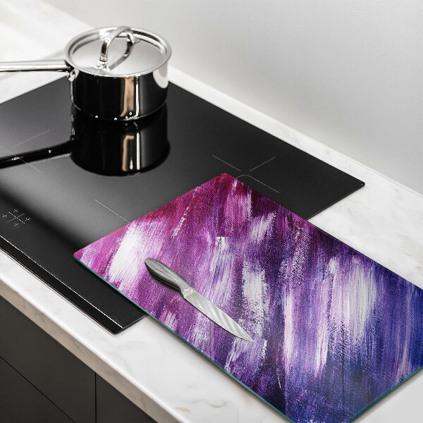 Glas Herdabdeckplatte Abstraktion malen