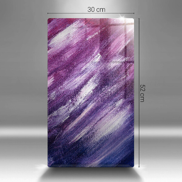 Glas Herdabdeckplatte Abstraktion malen