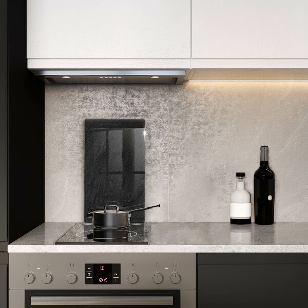 Glas Herdabdeckplatte Steinstruktur