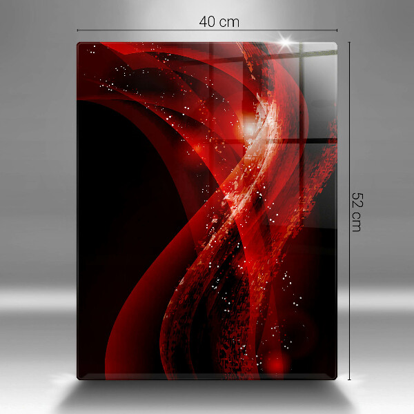 Glas Ceranfeldabdeckung Spritzschutz Moderne Abstraktion