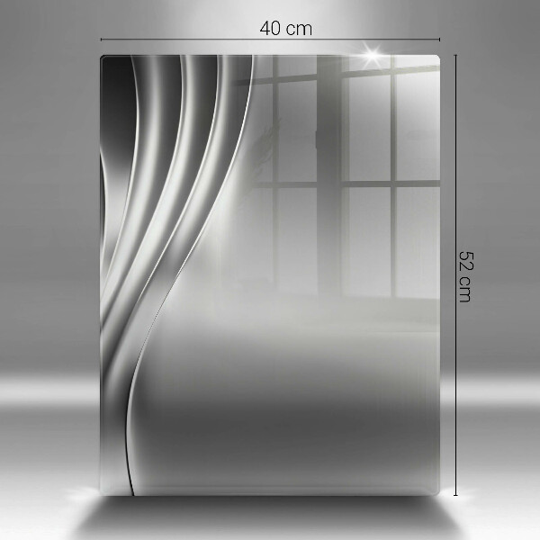 Glas Herdabdeckplatte Metallstruktur