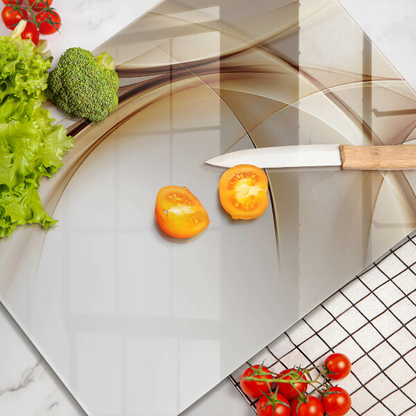 Glas Ceranfeldabdeckung Spritzschutz Abstrakte Formen