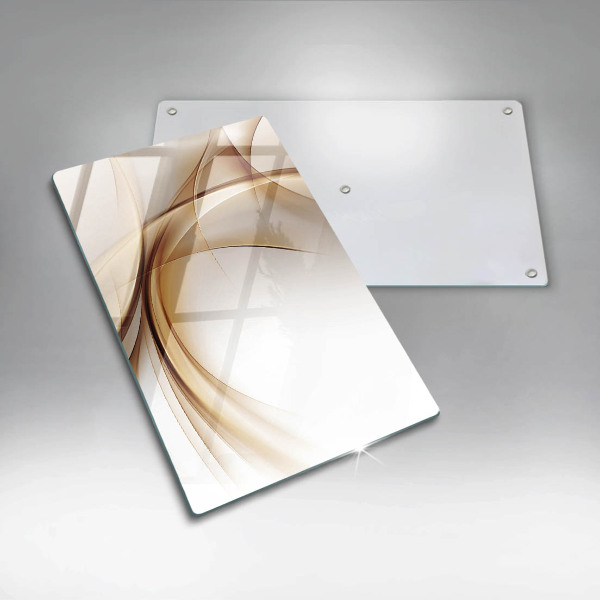 Glas Ceranfeldabdeckung Spritzschutz Abstrakte Formen