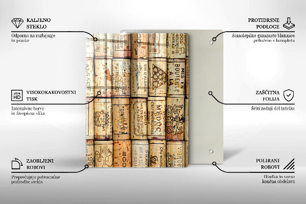 Glas Ceranfeldabdeckung Spritzschutz Weiche Linien Abstraktion