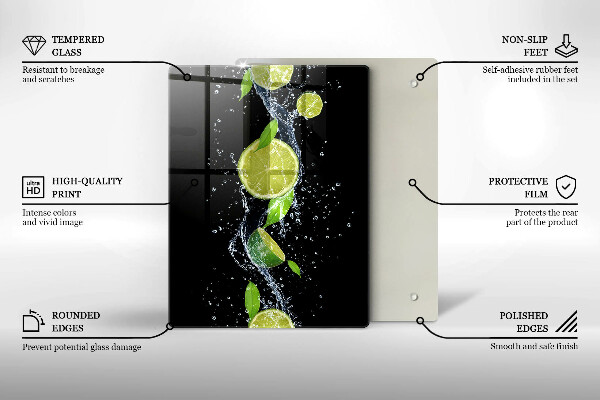 Glas Ceranfeldabdeckung Spritzschutz Boho-Vogelfedern