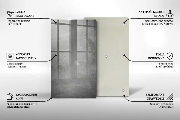 Glas Ceranfeldabdeckung Spritzschutz Betonbeschaffenheitshintergrund
