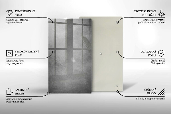 Glas Ceranfeldabdeckung Spritzschutz Betonbeschaffenheitshintergrund