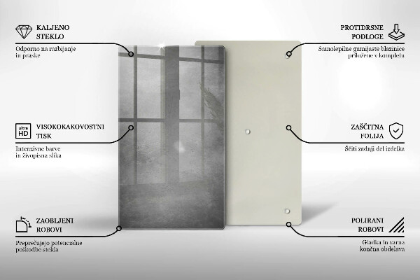Glas Ceranfeldabdeckung Spritzschutz Betonbeschaffenheitshintergrund