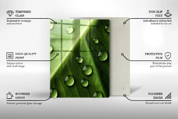 Glas Ceranfeldabdeckung Spritzschutz Dekorative Fliesen