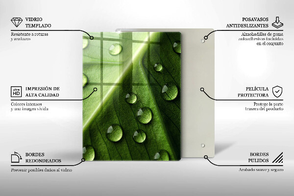 Glas Ceranfeldabdeckung Spritzschutz Dekorative Fliesen