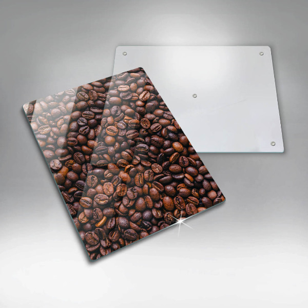 Glas Herdabdeckplatte Kaffeebohnen