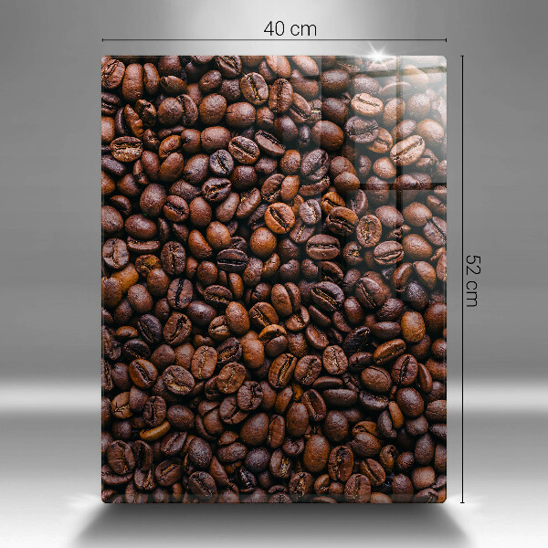 Glas Herdabdeckplatte Kaffeebohnen