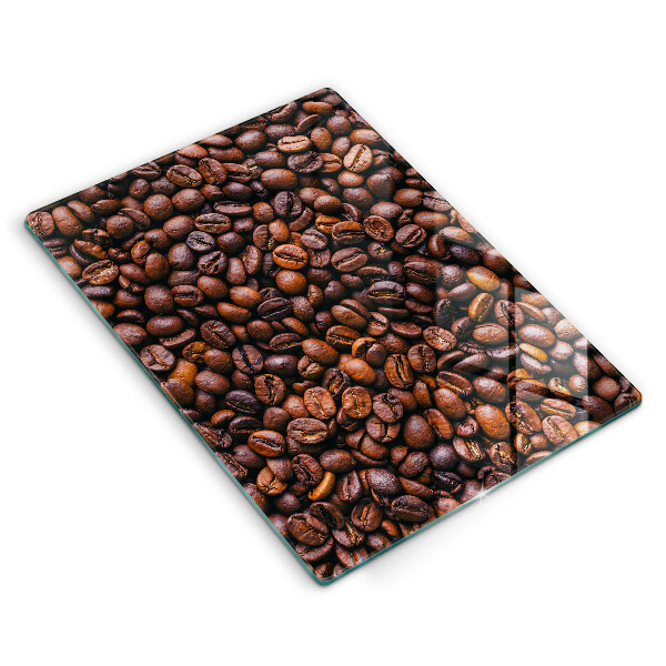 Glas Herdabdeckplatte Kaffeebohnen