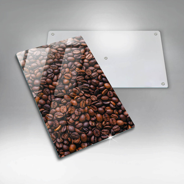 Glas Herdabdeckplatte Kaffeebohnen