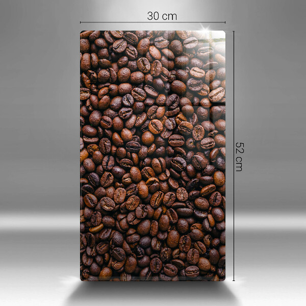 Glas Herdabdeckplatte Kaffeebohnen