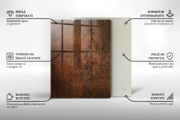 Glas Herdabdeckplatte Weihnachtsdekorationen
