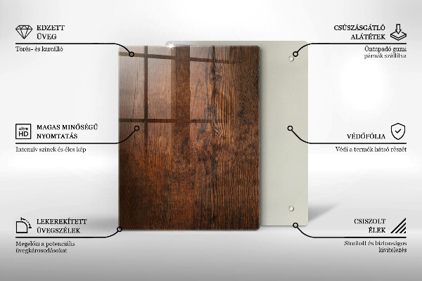 Glas Herdabdeckplatte Weihnachtsdekorationen