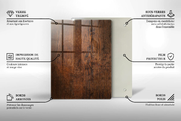 Glas Herdabdeckplatte Weihnachtsdekorationen