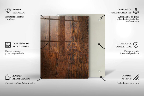 Glas Herdabdeckplatte Weihnachtsdekorationen