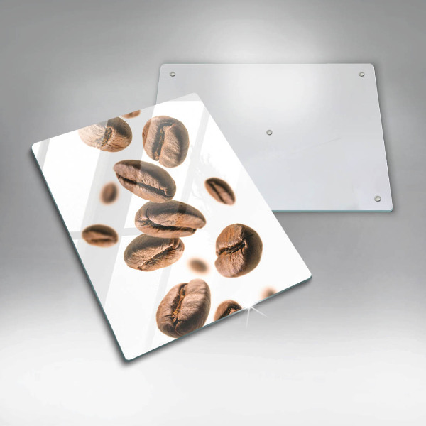Glas Herdabdeckplatte Kaffeebohnen