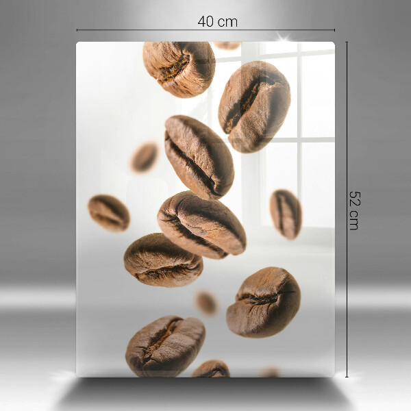 Glas Herdabdeckplatte Kaffeebohnen