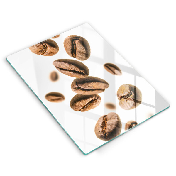 Glas Herdabdeckplatte Kaffeebohnen