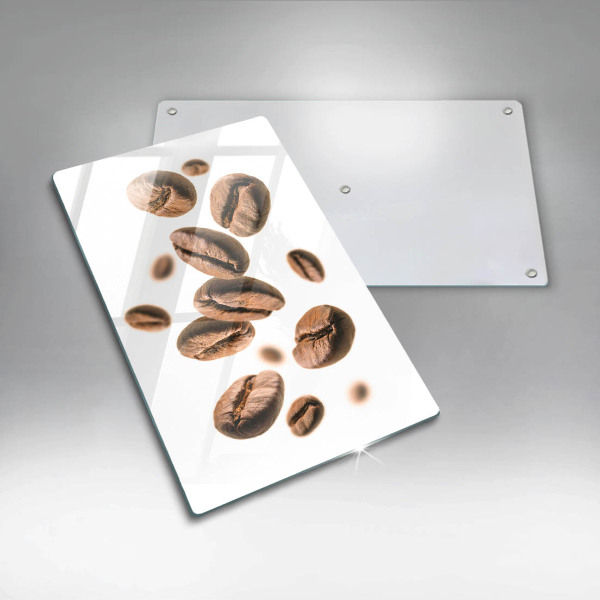 Glas Herdabdeckplatte Kaffeebohnen