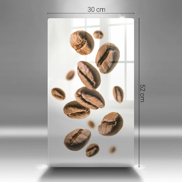Glas Herdabdeckplatte Kaffeebohnen