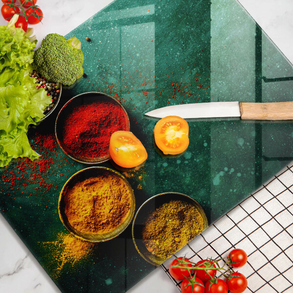 Glas Herdabdeckplatte Orientalische Gewürze