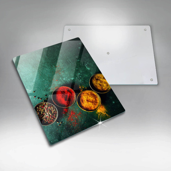 Glas Herdabdeckplatte Orientalische Gewürze