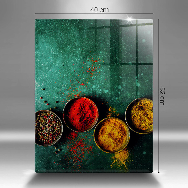 Glas Herdabdeckplatte Orientalische Gewürze